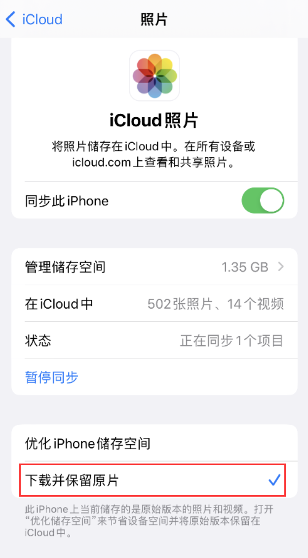 托克托苹果手机维修分享iPhone 无法加载高质量照片怎么办 