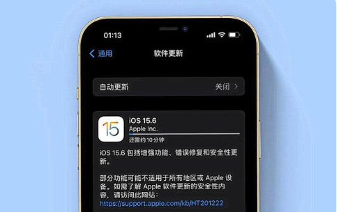 托克托苹果手机维修分享iOS 15.6续航怎么样 