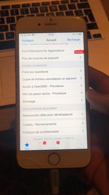 托克托苹果手机维修分享iOS 14.4已被成功破解 